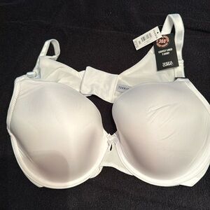 Torrid, white and color T-shirt bra size 38C
